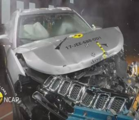 “فيديو” شاهد اختبار تصادم جيب كومباس 2017 من قبل هيئة سلامة النقل الأوروبية