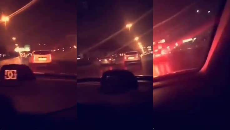"فيديو" شاهد لحظة وقوع حادث وذلك بسبب تهور سائق على الطريق الدائري الشرقي 3