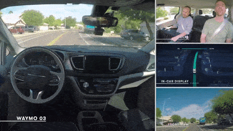 جوجل تختبر سيارة ذاتية القيادة بدون سائق "فيديو" 1