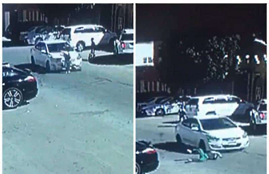 “بالفيديو” شاهد سائق سيارة يتعمد دهس طالب أثناء خروجه من المدرسة ثم يهرب!
