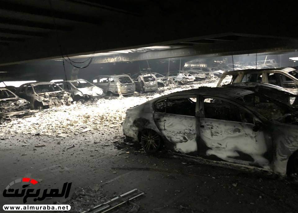 "بالفيديو والصور" 1,400 سيارة دمرت بالكامل بحريق مرآب في ليفربول 35