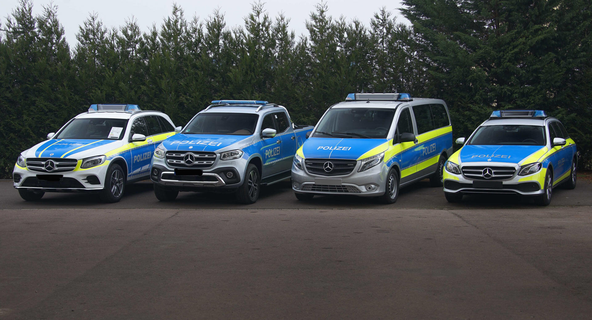 مرسيدس تقدم سياراتها الجديدة لأسطول الشرطة الألمانية