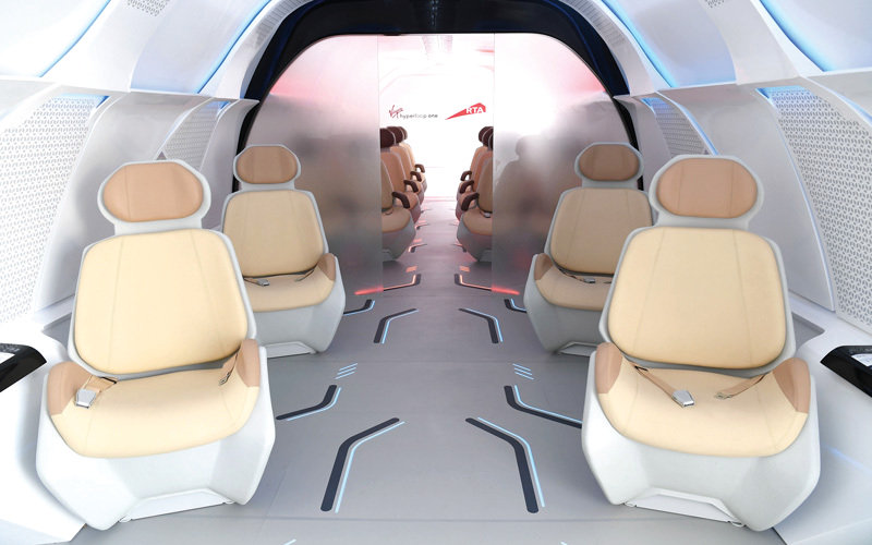 تصميم نموذج “هايبرلوب” ينكشف في دبي وسرعة نقله للركاب ستكون 1,200 كلم/سا