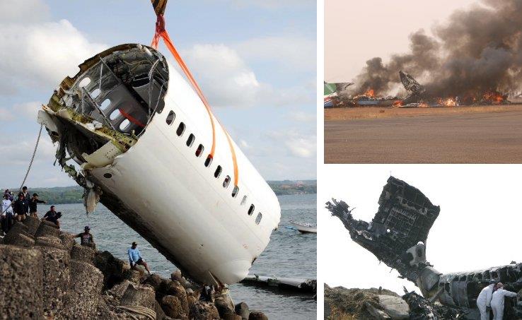 “بالصور والفيديو” نجاة جميع ركاب الطائرة المكسيكية رغم سقوطها واشتعالها!