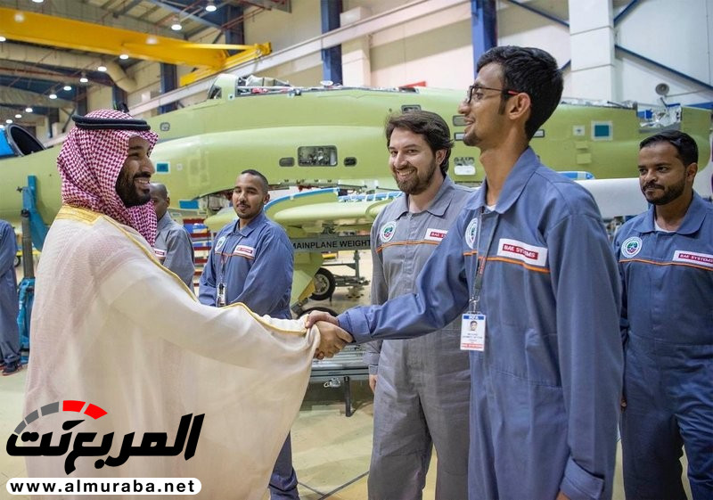 "بالصور" الأمير محمد بن سلمان يدشن أول طائرة تدريب نفاثة مجمّعة محلياً 3