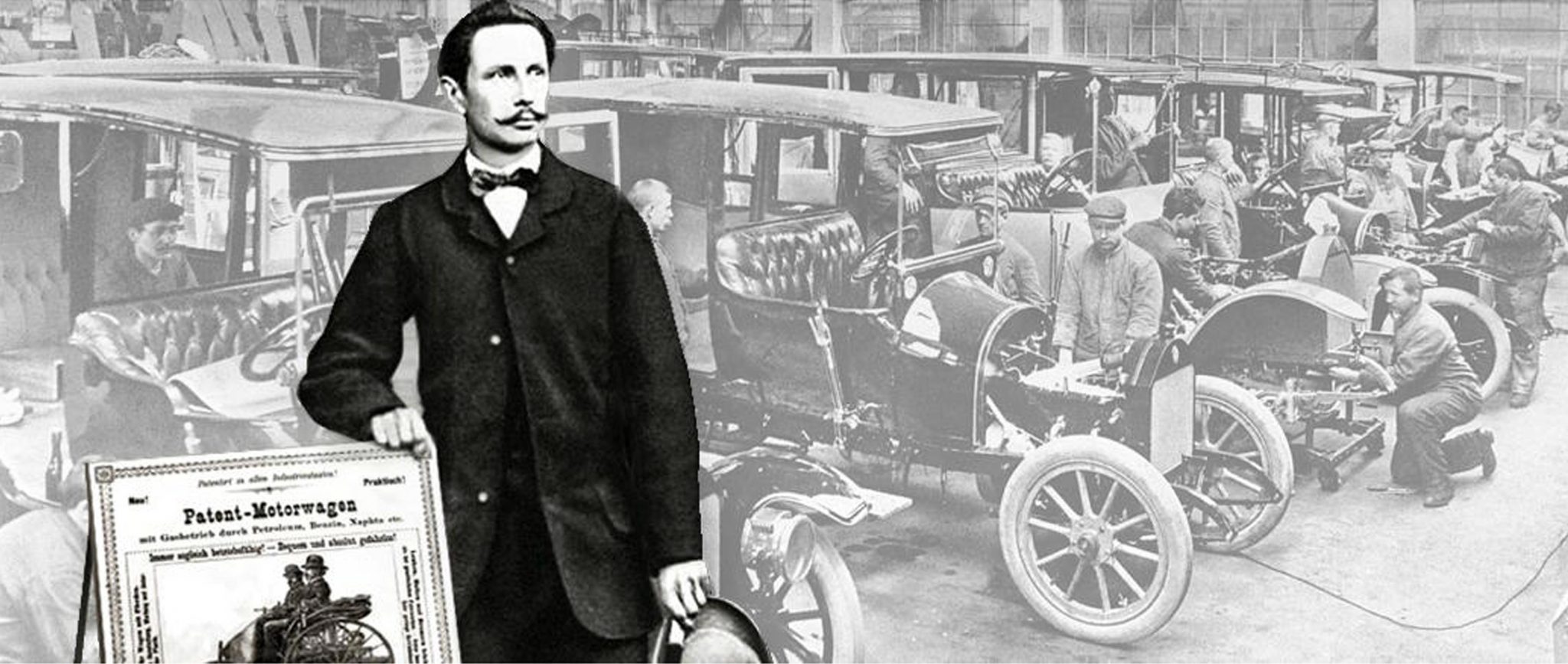 قصة مؤسس مرسيدس واختراعه أول سيارة في العالم