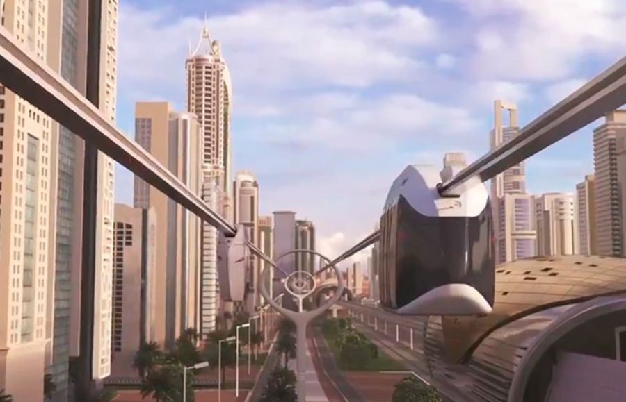نقل الركاب في الهواء بين أبراج مدينة دبي قريباً! 7