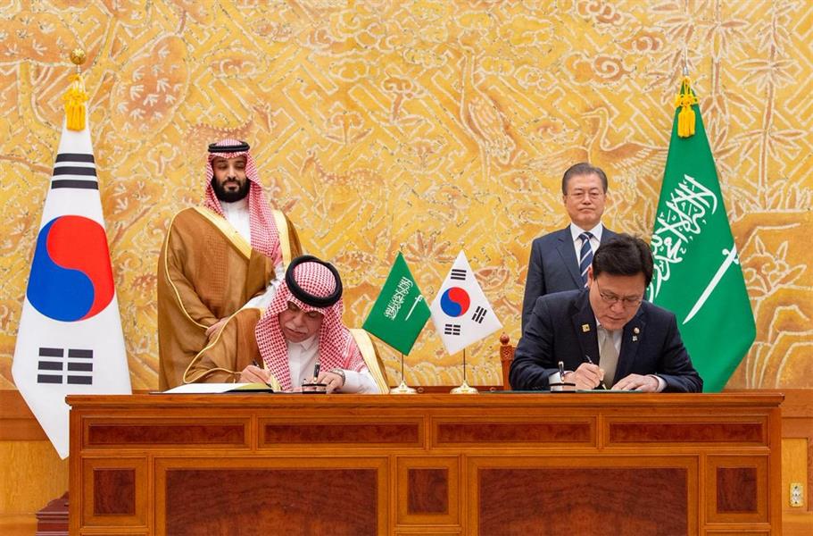ولي العهد والرئيس الكوري يشهدان توقيع مذكرات تفاهم شملت السيارات 2