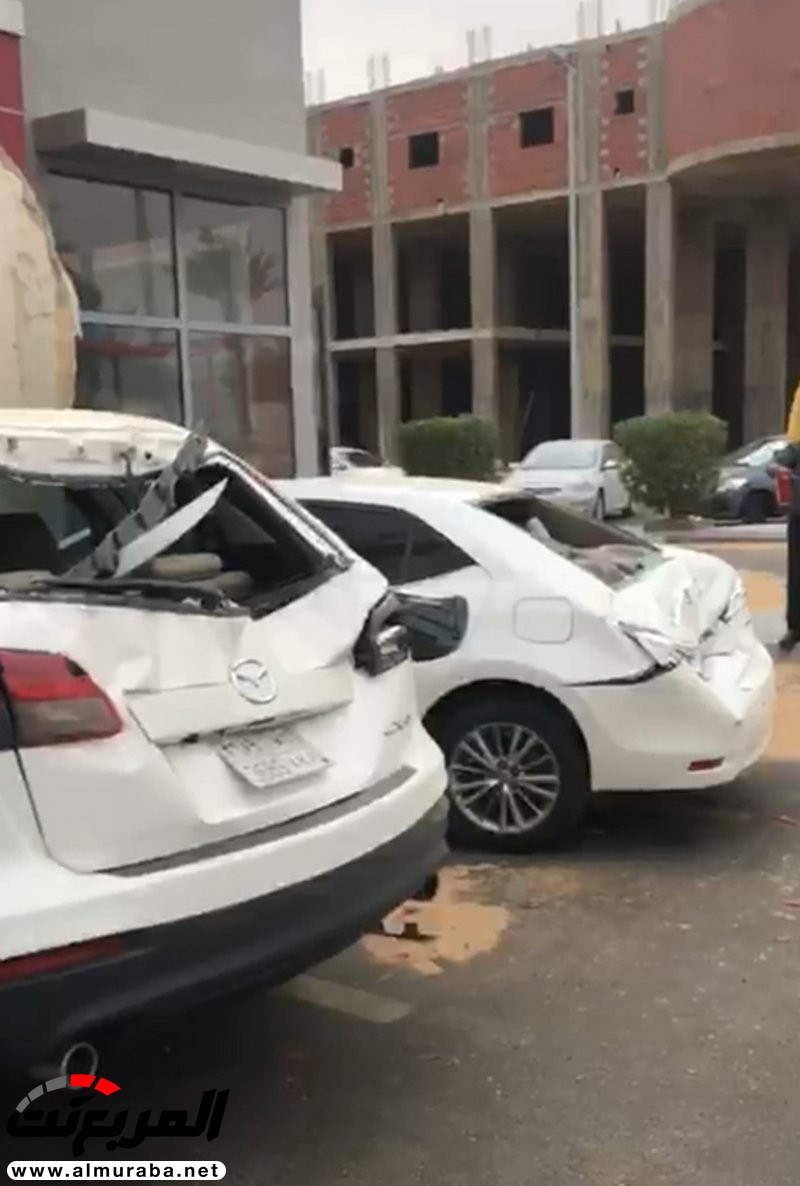 15 سيارة متضررة حصيلة الرياح الشديدة بعدة أحياء بمحافظة ينبع 3
