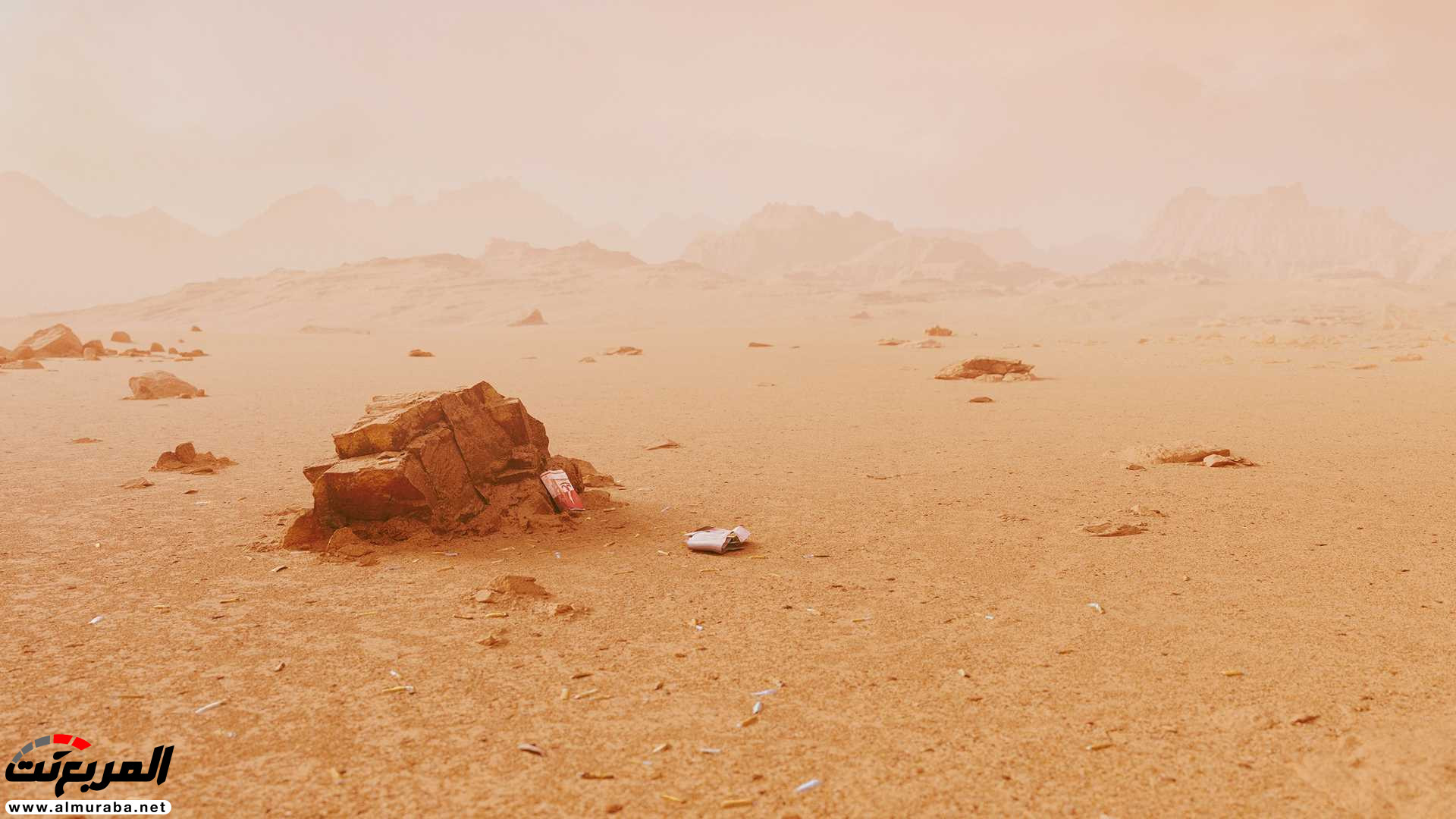 تيسلا رودستر وصلت إلى المريخ في صور تخيلية 5