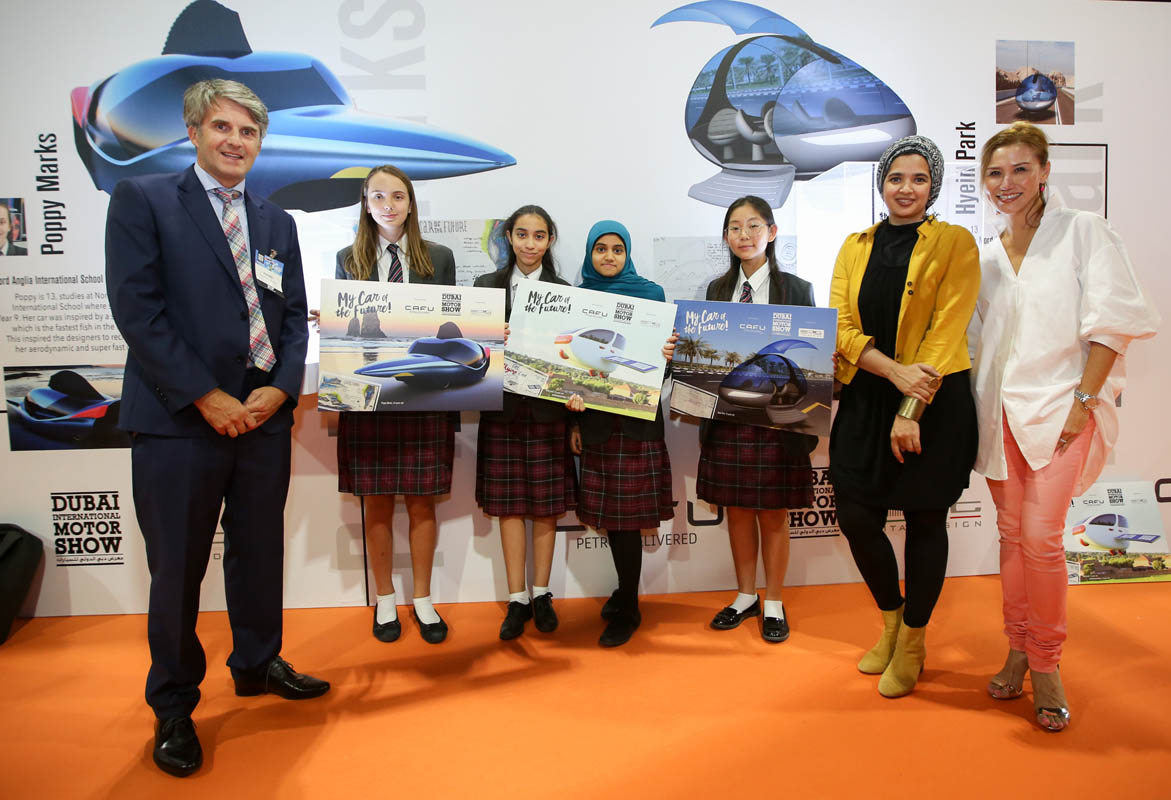معرض دبي الدولي للسيارات 2019 يحتفي بابتكارات الطلبة مع مسابقة سيارتي المستقبلية 6