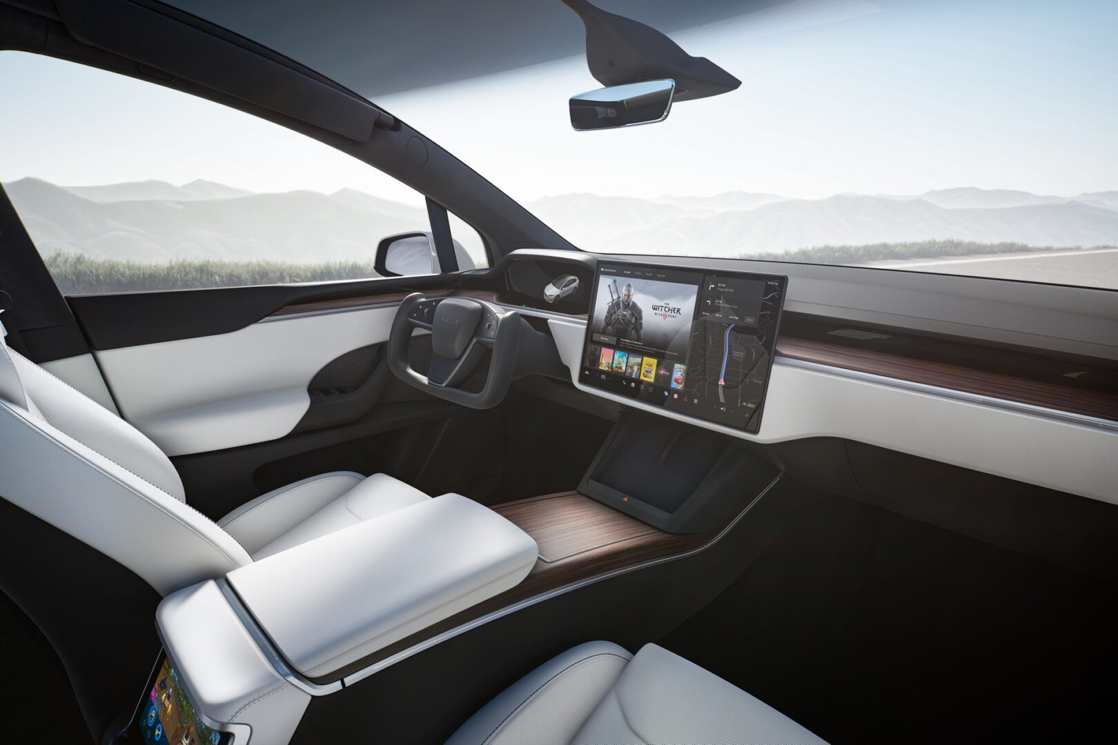 سيارات تيسلا تسمح للركاب الأماميين باللعب على شاشة الترفيه أثناء تحرك السيارة! 7