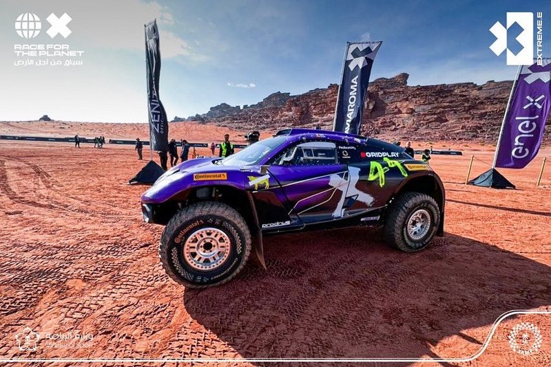صحراء مدينة المستقبل "نيوم" تستعد لاستقبال المرحلة الأولى من بطولة إكستريم إي 1