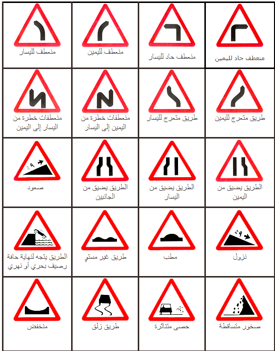 الإشارات المرورية في السعودية, المربع نت