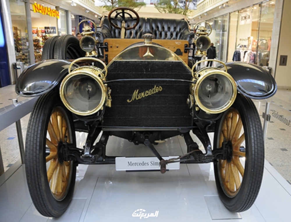 "مرسيدس 35HP موديل 1901" أول سيارة أُنتجت برديتر ومروحة تبريد 4