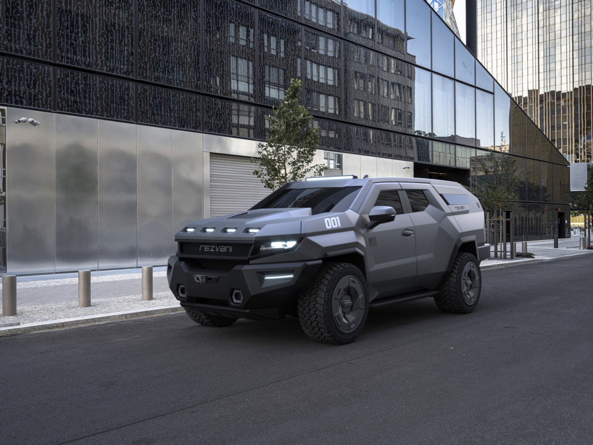 ريزفاني فينجنس هي SUV عسكرية جديدة مبنية على كاديلاك اسكاليد 5