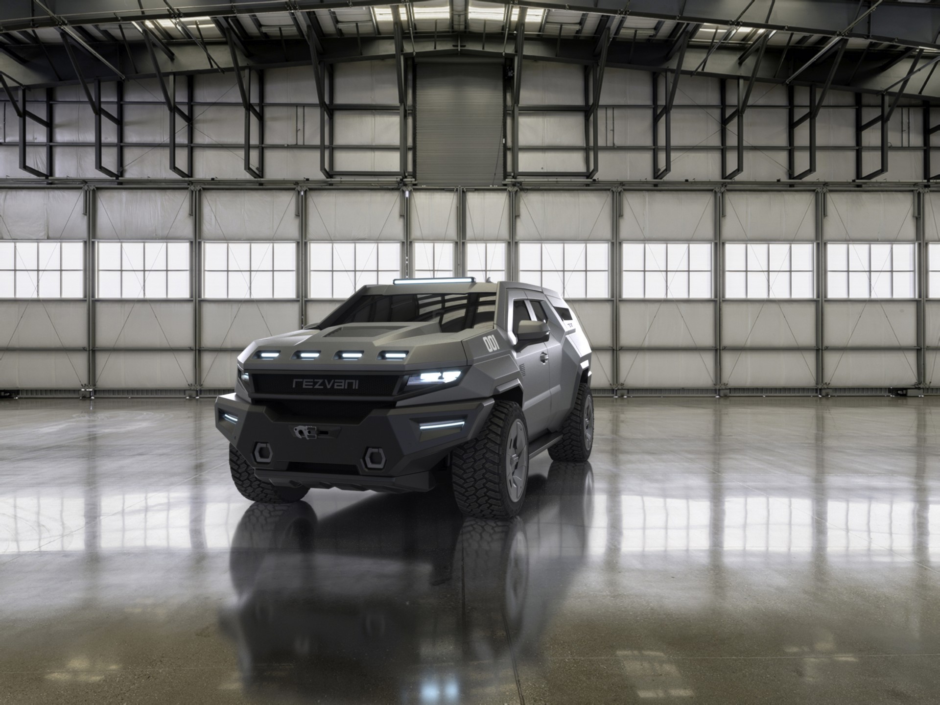 ريزفاني فينجنس هي SUV عسكرية جديدة مبنية على كاديلاك اسكاليد 11