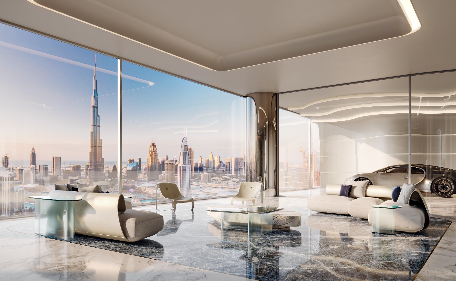 بوجاتي تعلن عن بناء برج سكني فاخر في قلب مدينة دبي! 54
