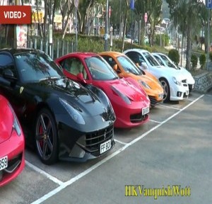 "بالفيديو" شاهد 300 سيارة سوبر كار فاخرة ورياضية في هونج كونج رغم ارتفاع الضرائب 1
