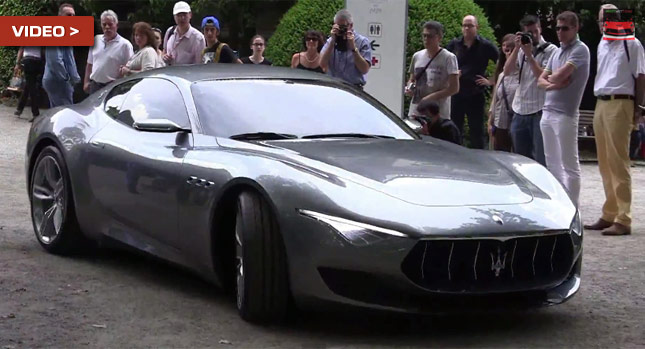 "بالفيديو" مازيراتي الفيري الجديدة تثير اعجاب المتفرجين Maserati Alfieri 7