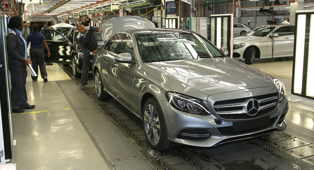 مرسيدس بنز تبدأ بتصنيع الفئة C 2015 الجديدة في جنوب أفريقيا Mercedes-Benz C-Class