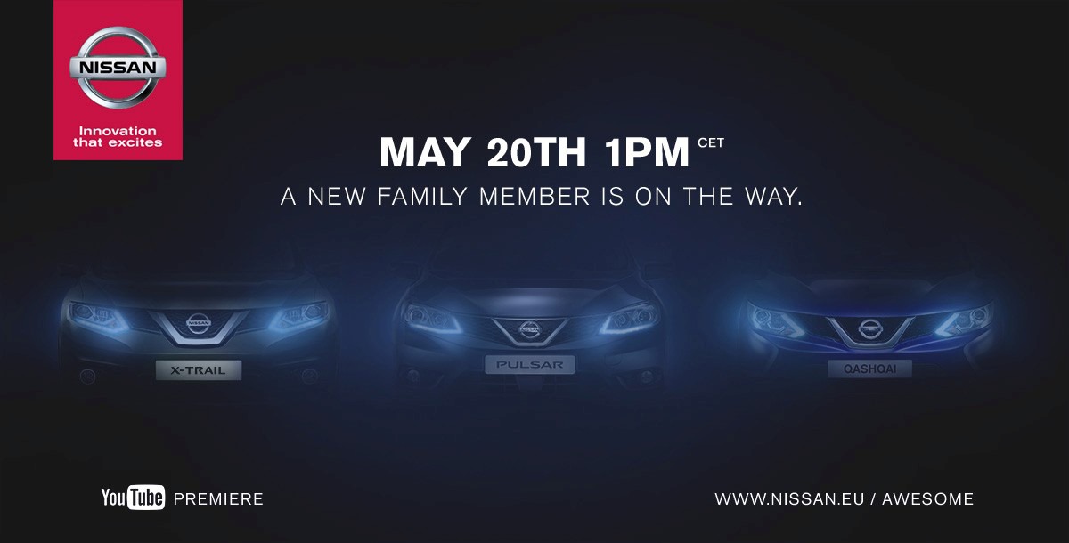 نيسان Teases جديد سيارة بولسار المدمجة سيتم الكشف عنها يوم 20 مايو Nissan 2015 3