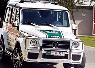 "بالصور" شرطة دبي تستخدم تضيف مرسيدس جي 65 الى اسطولها بتعديل برابوس G65 AMG 3