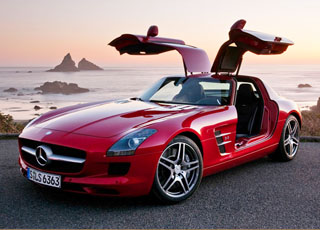 مرسيدس قد ترسل اس ال اس ايه ام جي لمعرض لوس انجلوس للسيارات Mercedes SLS AMG 4