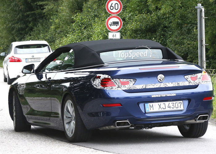 بي ام دبليو الفئة 6 2015 المكشوفة تظهر خلال اختبارها الأخير في المانيا BMW 6-Series