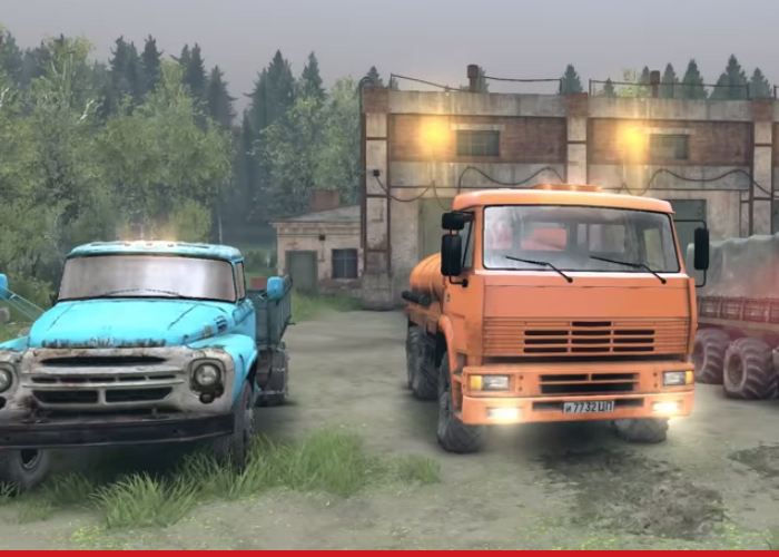 فيديو تشويقي للعبة SpinTires الواقعية الرائعة المخصصة للشاحنات